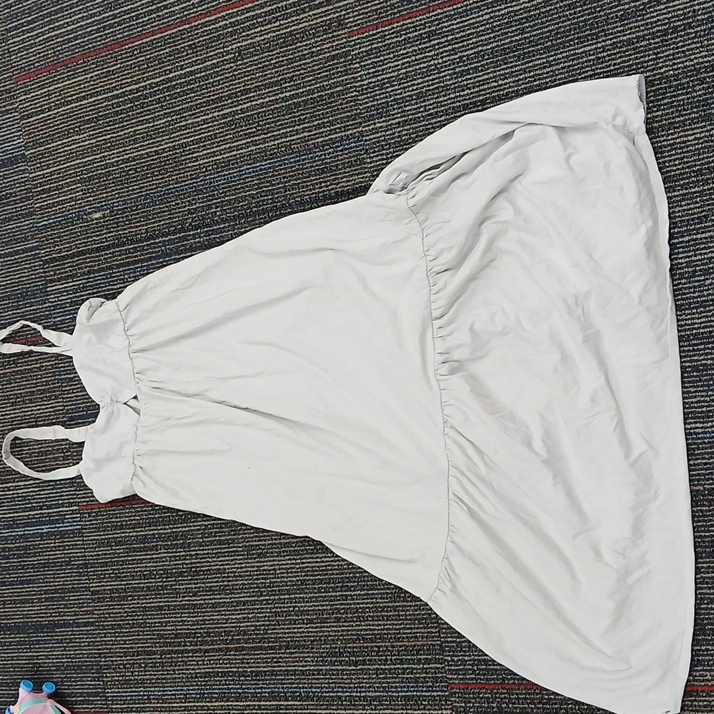 Zara Dress Long Dress Light Blue Size Small 100% Cotton